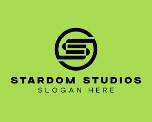 Studio Company Letter S logo design