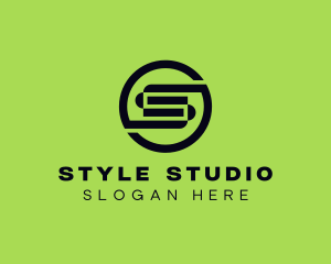 Studio Company Letter S logo design