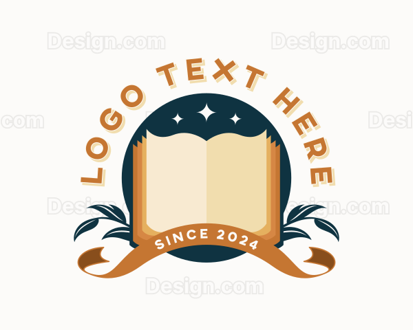 Book Literature Reading Logo