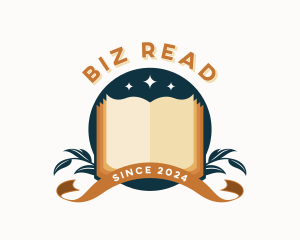 Book Literature Reading logo design