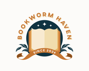 Book Literature Reading logo design