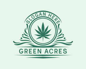 Marijuana Nature Farm logo design