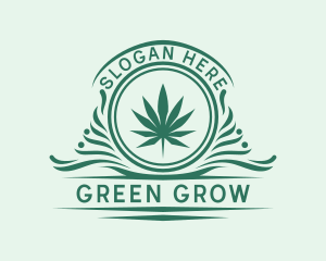 Marijuana Nature Farm logo design