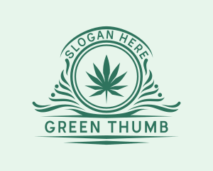 Marijuana Nature Farm logo design