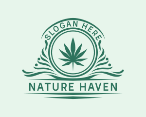 Marijuana Nature Farm logo design