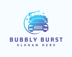 Car Wash Pressure Clean logo design