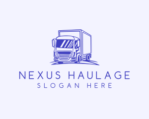 Delivery Trucking Transport logo design