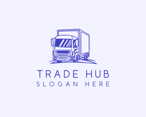 Delivery Trucking Transport logo design