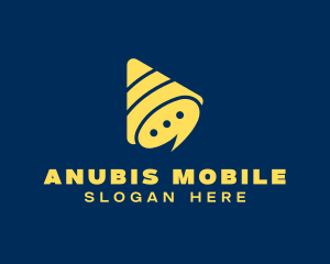 Mobile Chat Application logo design