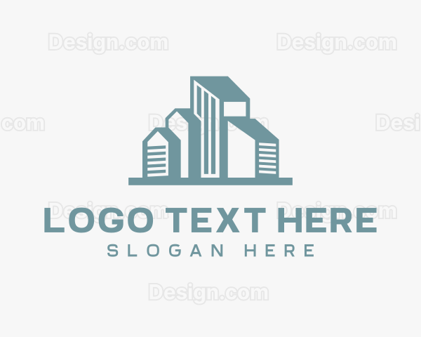 Corporate Building Contractor Logo