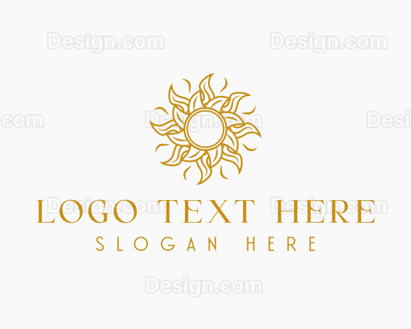 Artisanal Sun Petal Logo