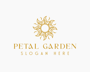 Artisanal Sun Petal logo design