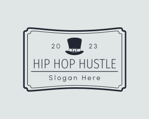 Masculine Top Hat Lifestyle logo design