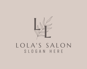 Organic Leaf Wellness Spa logo design