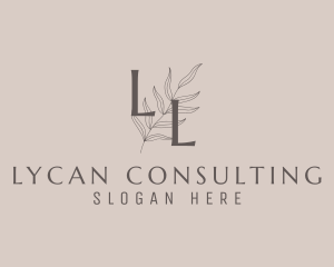 Organic Leaf Wellness Spa logo design