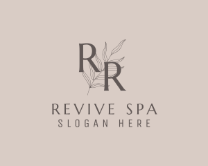 Organic Leaf Wellness Spa logo design