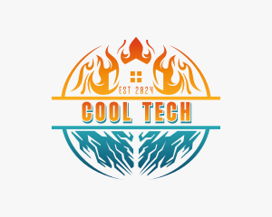 Thermal Cooling Ventilation logo design