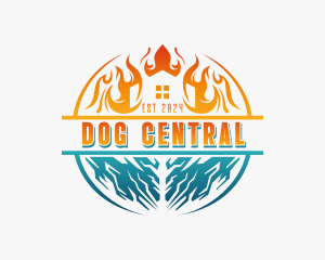 Thermal Cooling Ventilation logo design