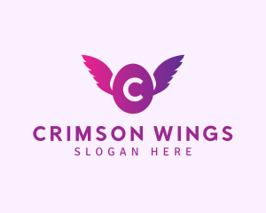 Flying Egg Wings logo design