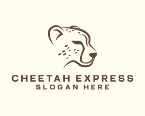 Cheetah Feline Cat  logo design