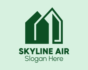 Green House Building  Logo