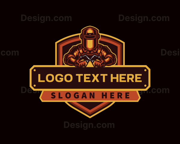 Welding Metalwork Fabrication Logo