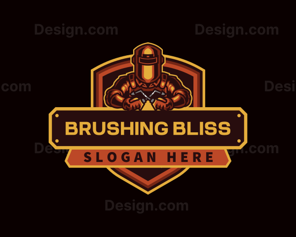 Welding Metalwork Fabrication Logo