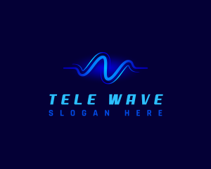 Studio Frequency Wave logo design