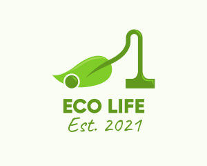 Eco Friendly Vacuum  logo design