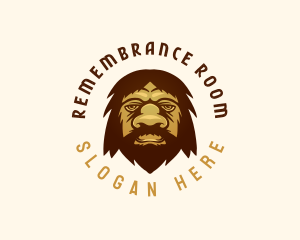 Ancient Prehistoric Caveman logo