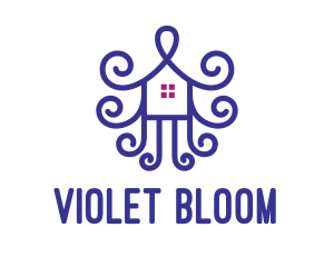 Violet House Ornament logo
