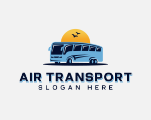 Shuttle Bus Transit logo design