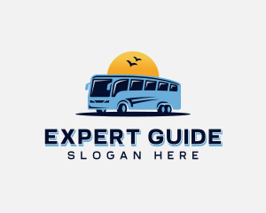 Shuttle Bus Transit logo design