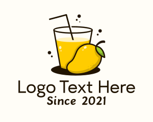 Mango Juice Glass logo