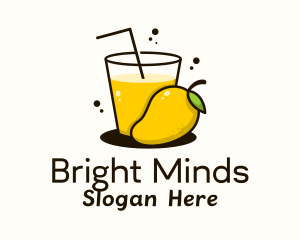 Mango Juice Glass Logo