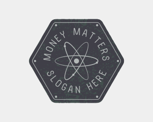 Hexagon Atomic Badge logo