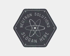 Hexagon Atomic Badge logo