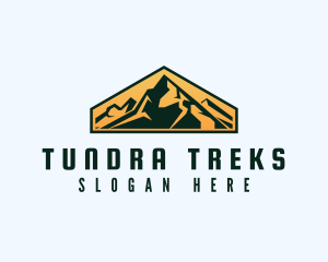 Mountain Peak Hiking logo design