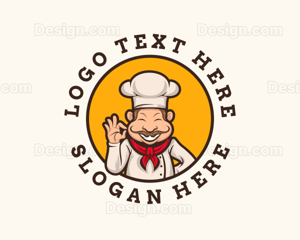 Gourmet Kitchen Chef Logo