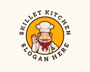 Gourmet Kitchen Chef logo design