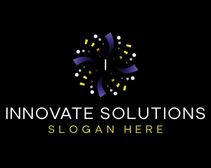 Vortex Tech Innovation logo design