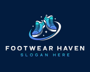 Sneaker Footwear Shoes logo design