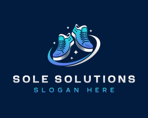 Sneaker Footwear Shoes logo design