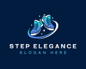 Sneaker Footwear Shoes logo design