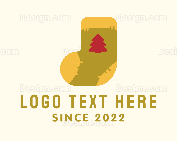 Christmas Tree Sock Logo