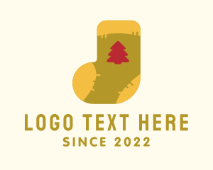 Tree - Christmas Tree Sock logo design