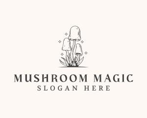 Fungi Mushroom Plant logo design