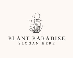 Fungi Mushroom Plant logo design