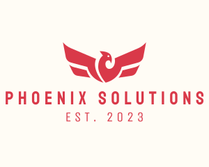 Modern Phoenix Bird logo design