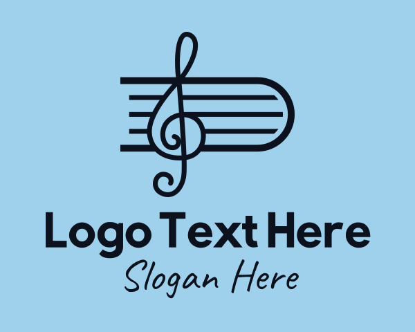 Lyrics logo example 3